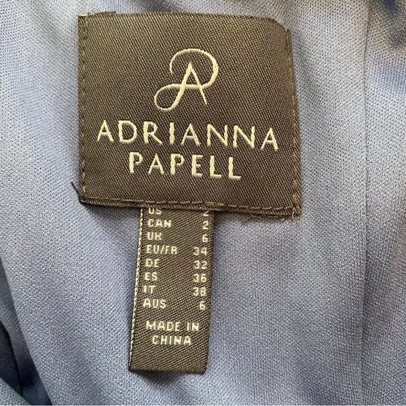 ❤️🌺2X Host Pick🌺❤️ Adrianna Papell Lace Overlay Illusion Dress NWT - Picture 7 of 8